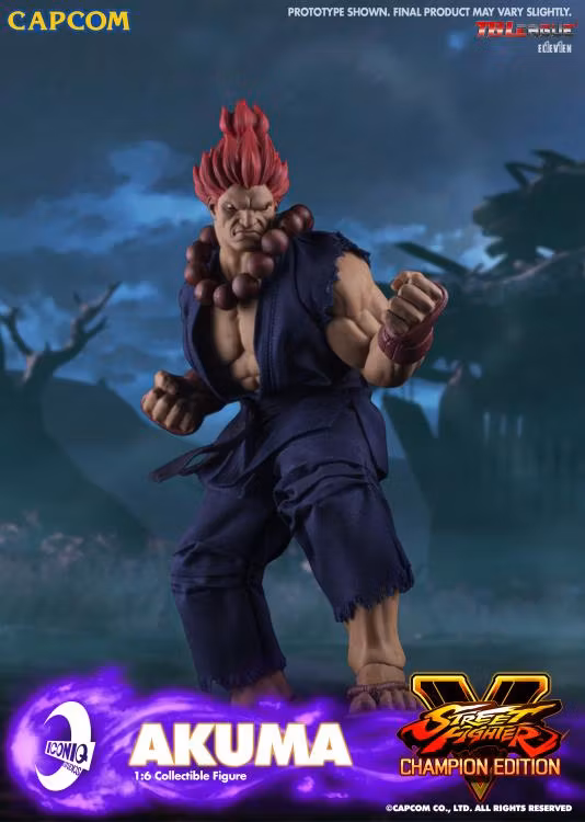 Street Fighter V Iconiq Gaming Series Akuma 1/6 Scale Collectible Figure