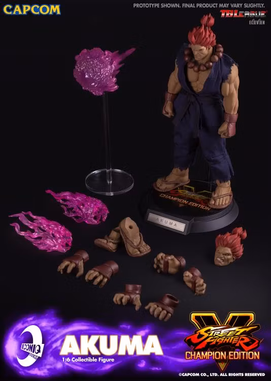 Street Fighter V Iconiq Gaming Series Akuma 1/6 Scale Collectible Figure