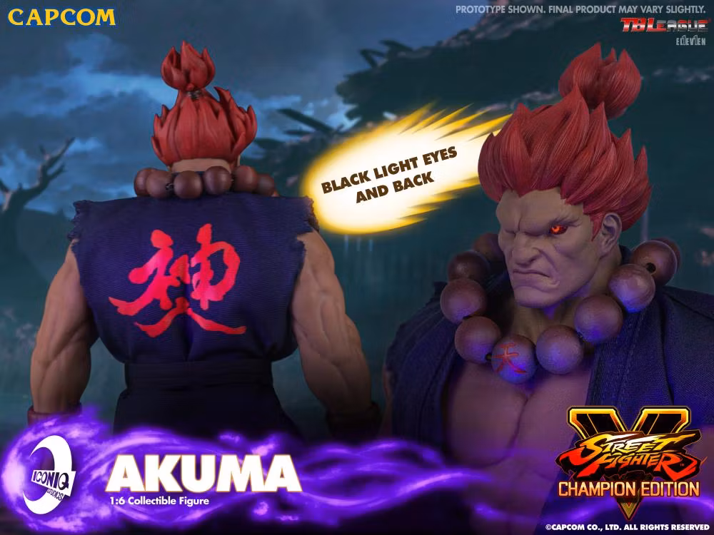 Street Fighter V Iconiq Gaming Series Akuma 1/6 Scale Collectible Figure