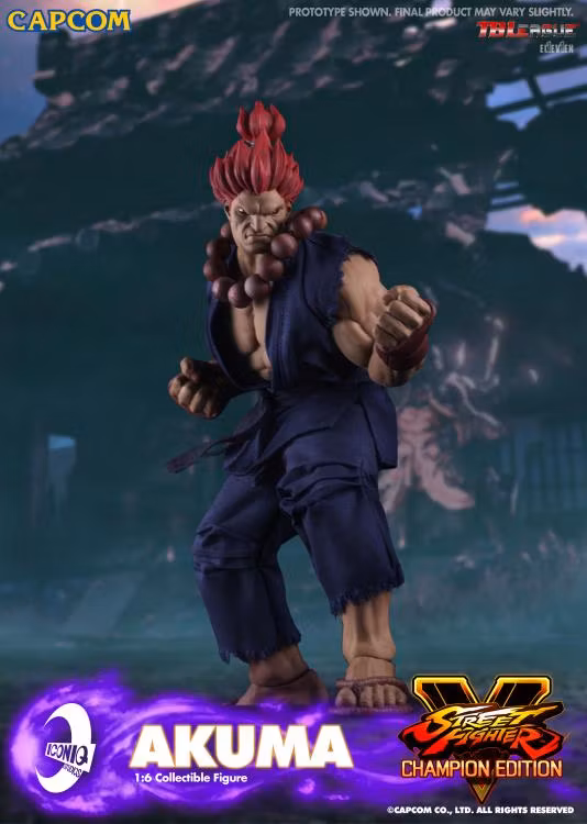 Street Fighter V Iconiq Gaming Series Akuma 1/6 Scale Collectible Figure