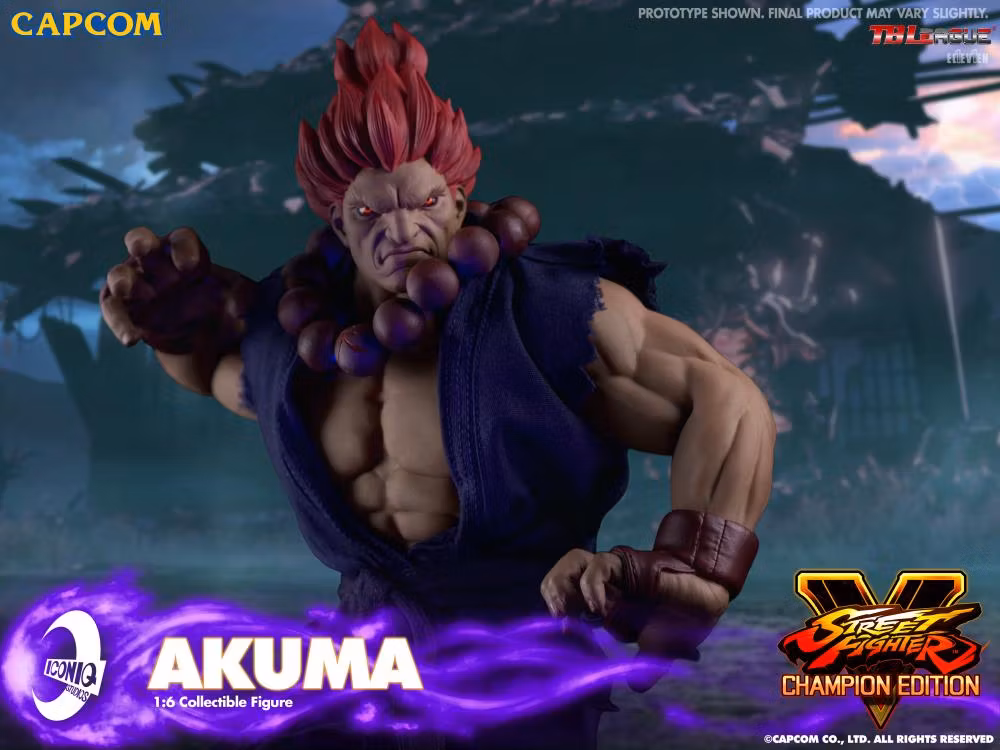 Street Fighter V Iconiq Gaming Series Akuma 1/6 Scale Collectible Figure