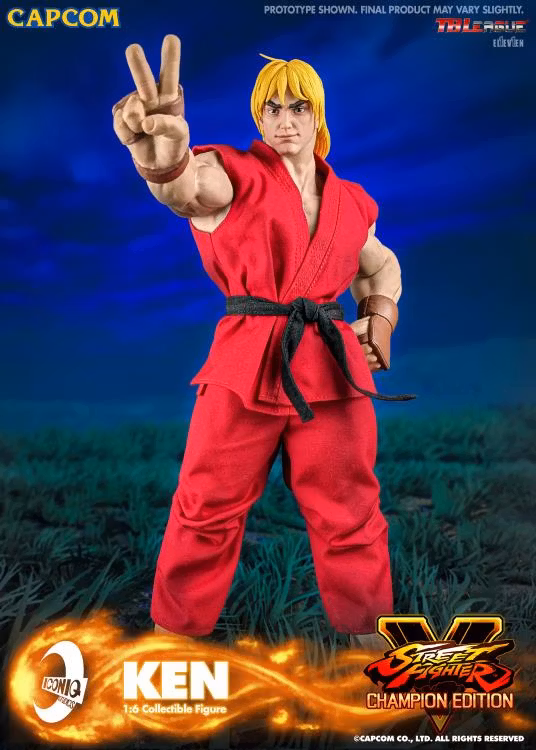 Street Fighter V Iconiq Gaming Series Ken 1/6 Scale Collectible Figure