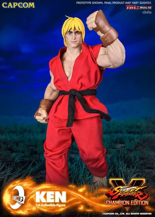 Street Fighter V Iconiq Gaming Series Ken 1/6 Scale Collectible Figure