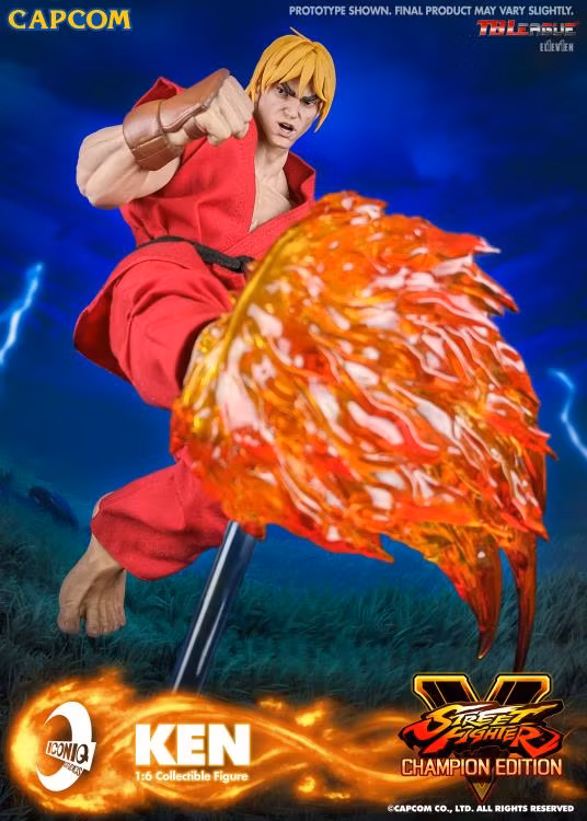 Street Fighter V Iconiq Gaming Series Ken 1/6 Scale Collectible Figure