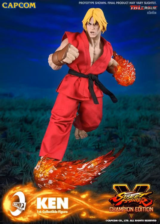Street Fighter V Iconiq Gaming Series Ken 1/6 Scale Collectible Figure