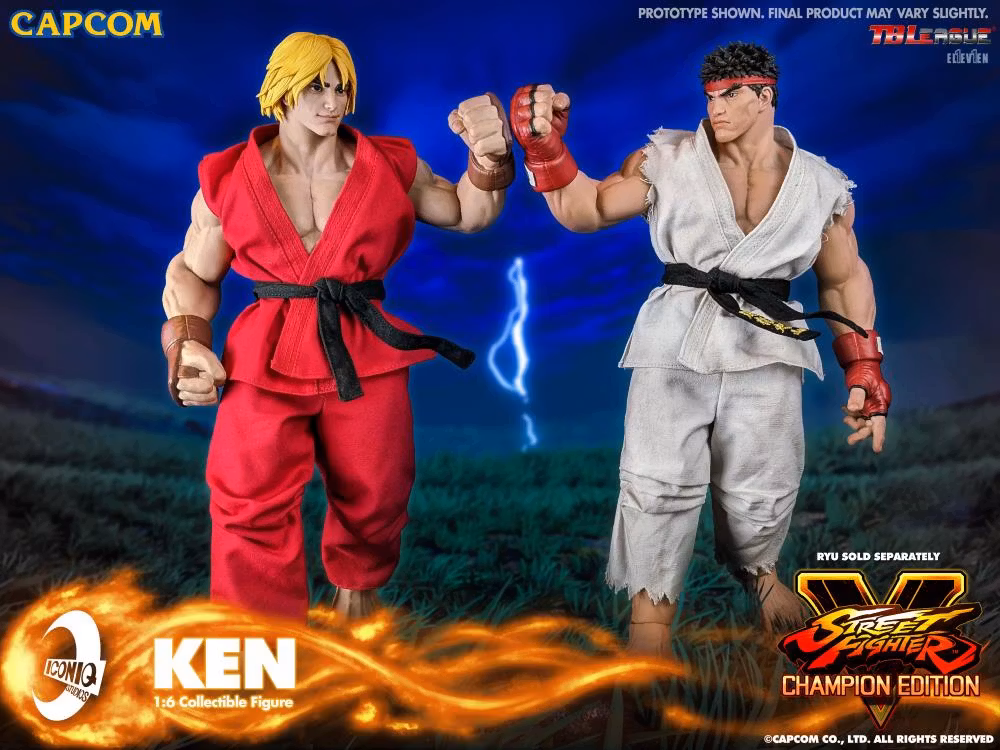Street Fighter V Iconiq Gaming Series Ken 1/6 Scale Collectible Figure