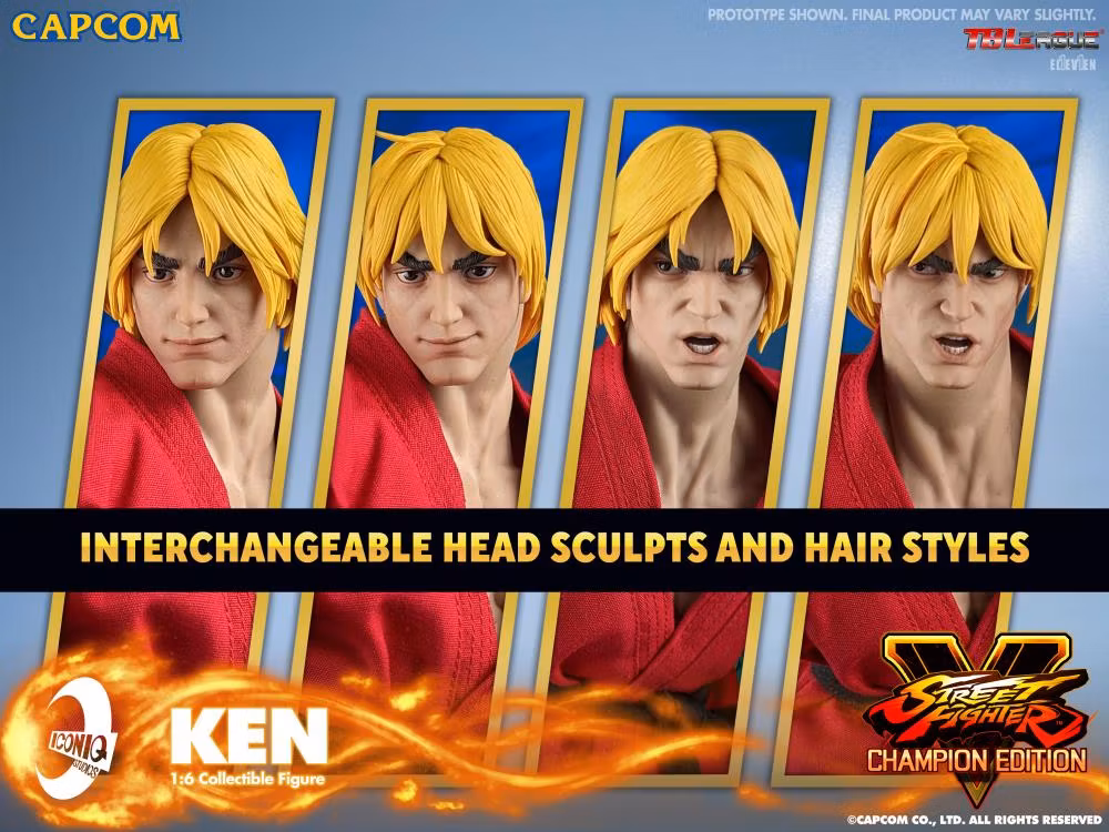 Street Fighter V Iconiq Gaming Series Ken 1/6 Scale Collectible Figure