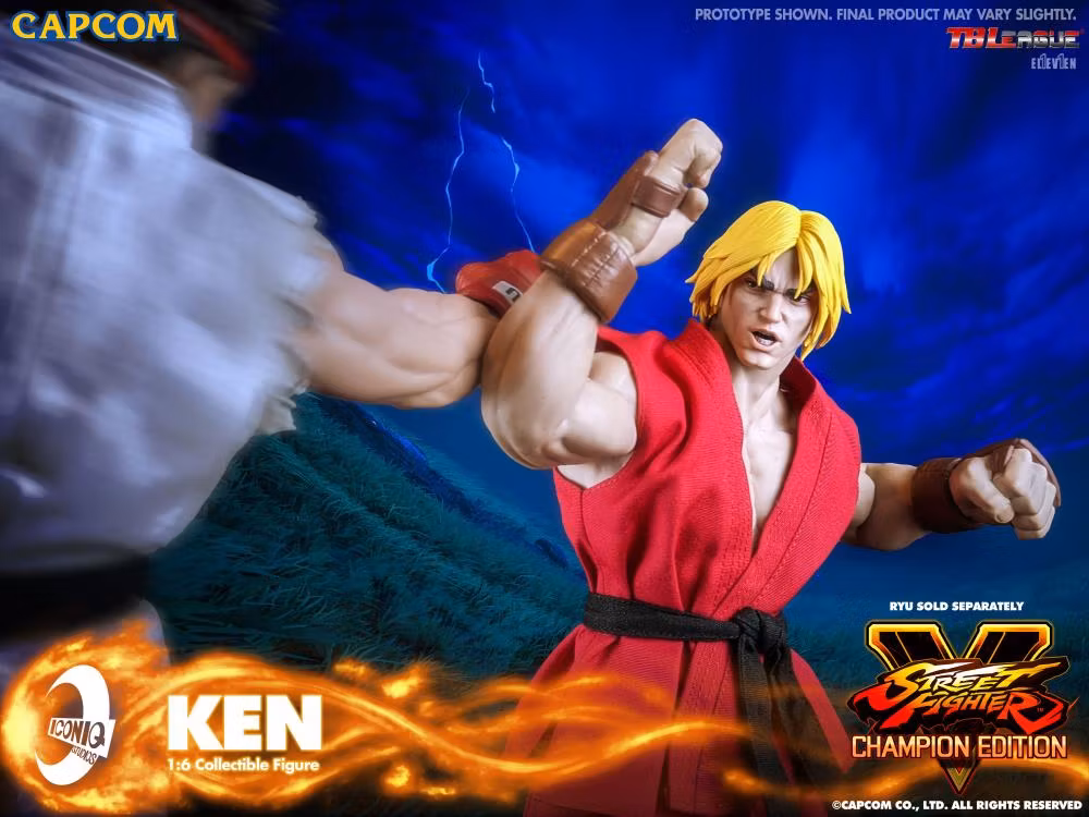 Street Fighter V Iconiq Gaming Series Ken 1/6 Scale Collectible Figure