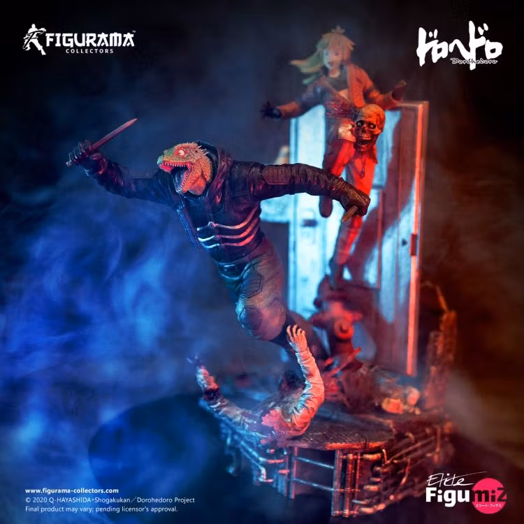 Dorohedoro Elite FigumiZ Caiman & Nikaido 1/8 Scale Limited Edition Statue