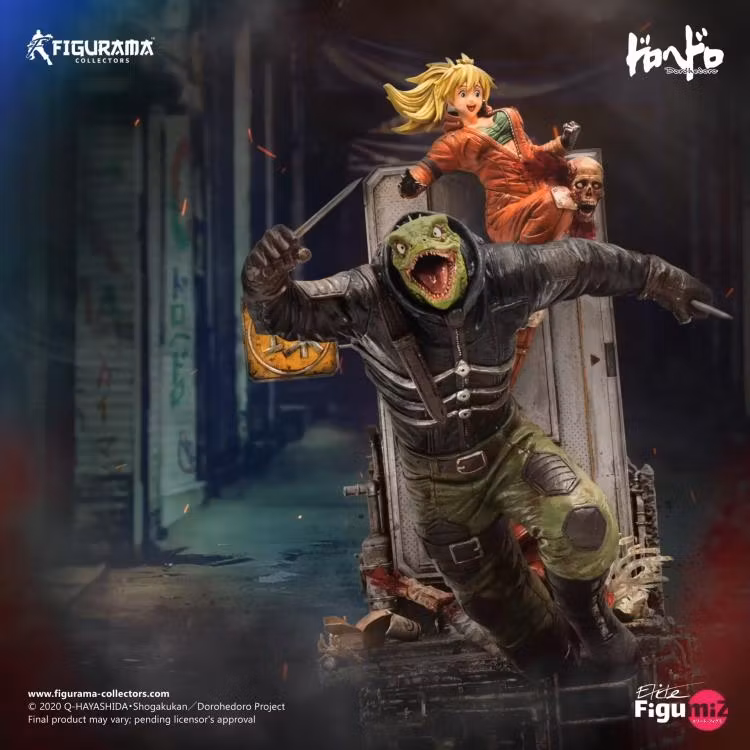 Dorohedoro Elite FigumiZ Caiman & Nikaido 1/8 Scale Limited Edition Statue