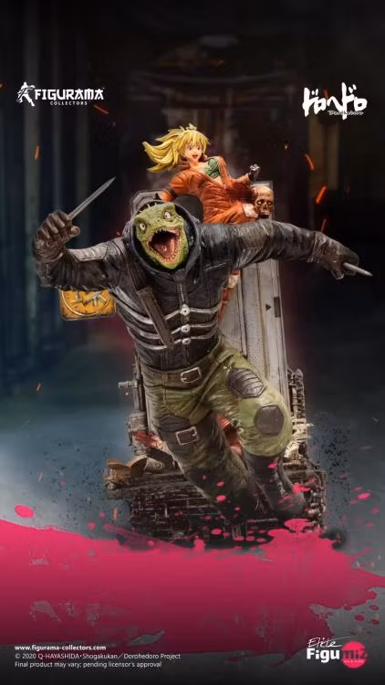 Dorohedoro Elite FigumiZ Caiman & Nikaido 1/8 Scale Limited Edition Statue