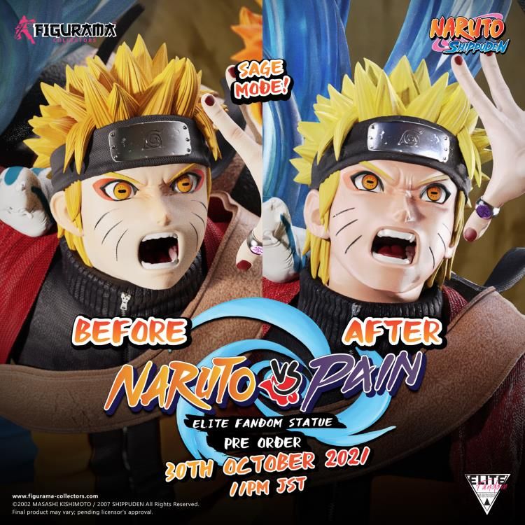 Naruto Shippuden Elite Fandom Naruto Vs. Pain Limited Edition Statue