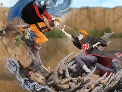 Naruto Shippuden Elite Fandom Naruto Vs. Pain Limited Edition Statue