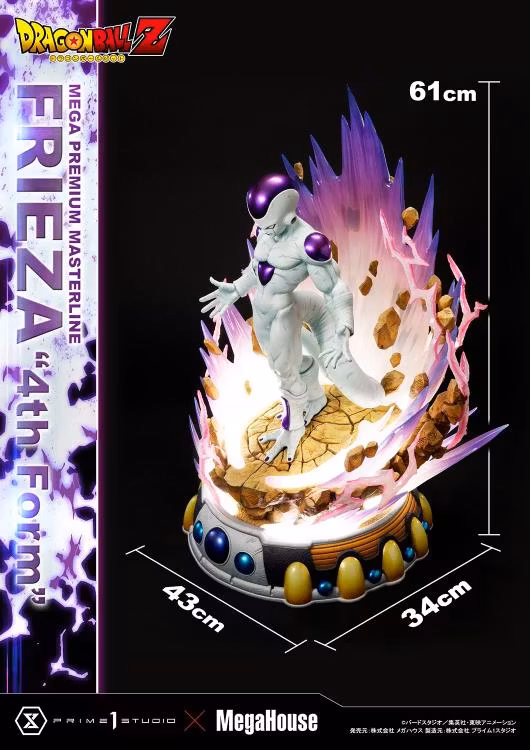Dragon Ball Z Mega Premium Masterline Frieza 4th Form 1/4 Scale Statue (Bonus Version)