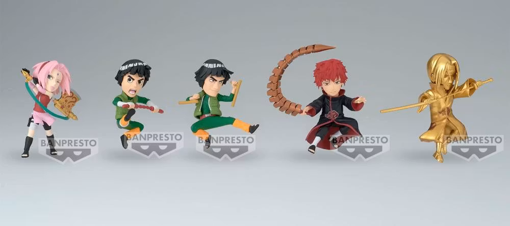Naruto Shippuden WCF Narutop99 Vol.4 Set of 5 Figures