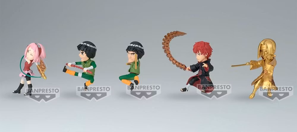Naruto Shippuden WCF Narutop99 Vol.4 Set of 5 Figures