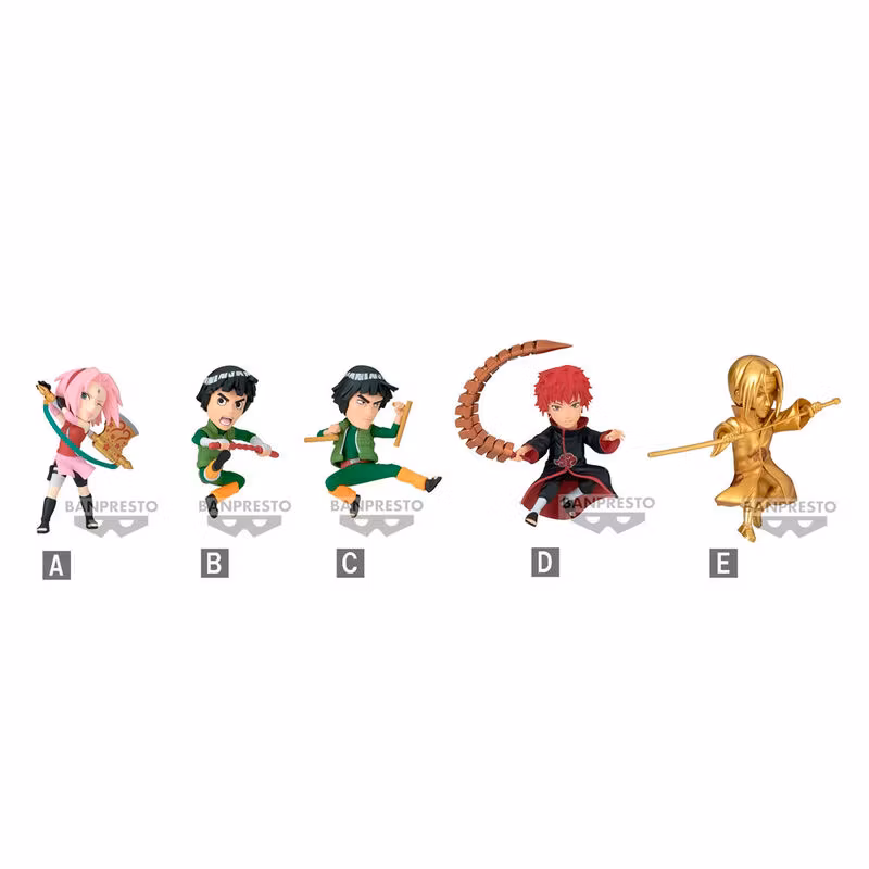 Naruto Shippuden WCF Narutop99 Vol.4 Set of 5 Figures