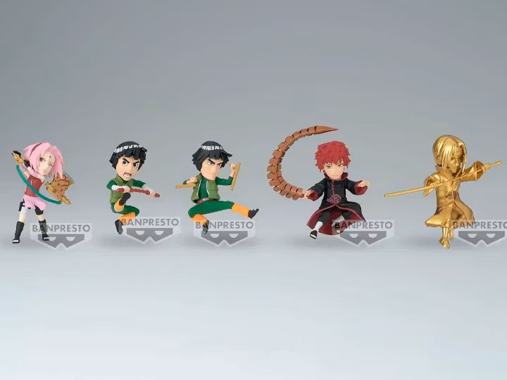 Naruto Shippuden WCF Narutop99 Vol.4 Set of 5 Figures