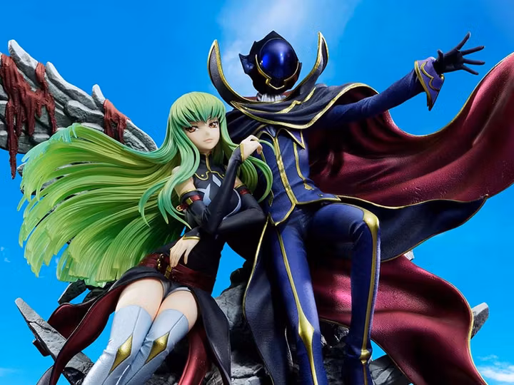 Code Geass: Lelouch of the Rebellion R2 Concept Masterline Lelouch Lamperouge & C.C. 1/6 Scale Statue (With Bonus)