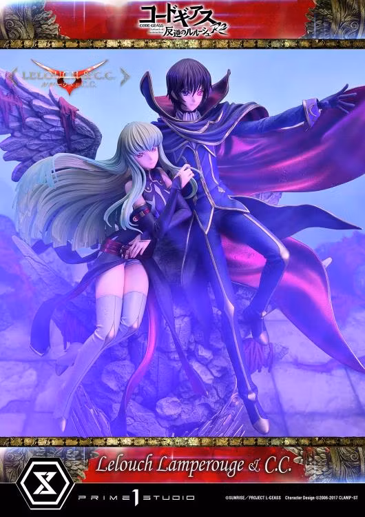 Code Geass: Lelouch of the Rebellion R2 Concept Masterline Lelouch Lamperouge & C.C. 1/6 Scale Statue (With Bonus)