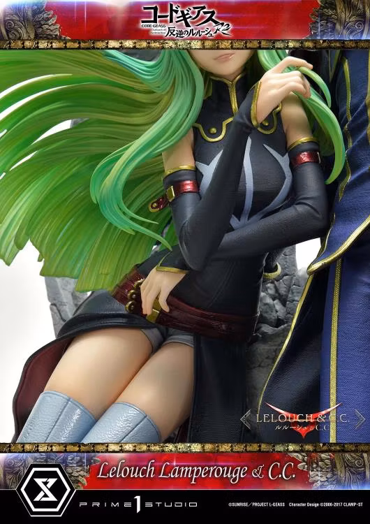 Code Geass: Lelouch of the Rebellion R2 Concept Masterline Lelouch Lamperouge & C.C. 1/6 Scale Statue (With Bonus)