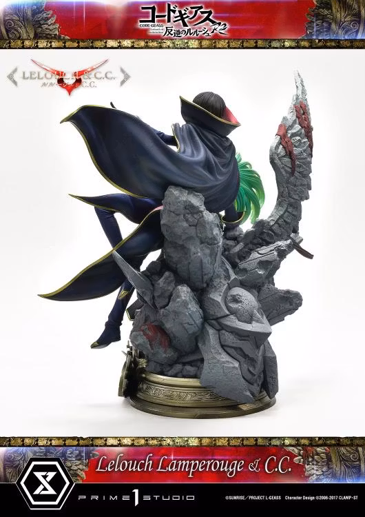 Code Geass: Lelouch of the Rebellion R2 Concept Masterline Lelouch Lamperouge & C.C. 1/6 Scale Statue (With Bonus)