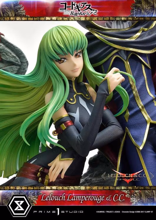 Code Geass: Lelouch of the Rebellion R2 Concept Masterline Lelouch Lamperouge & C.C. 1/6 Scale Statue (With Bonus)
