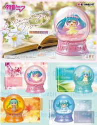 Hatsune Miku Miku Scenery Dome Four Seasons Crystal Ball Box of 4 Figures