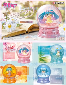 Hatsune Miku Miku Scenery Dome Four Seasons Crystal Ball Box of 4 Figures