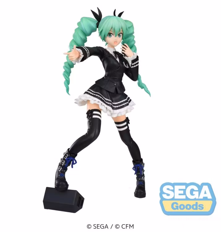 Hatsune Miku Project DIVA Arcade Future Tone Hatsune Miku (Dark Angel Ver.) Super Premium Figure (Rerelease)