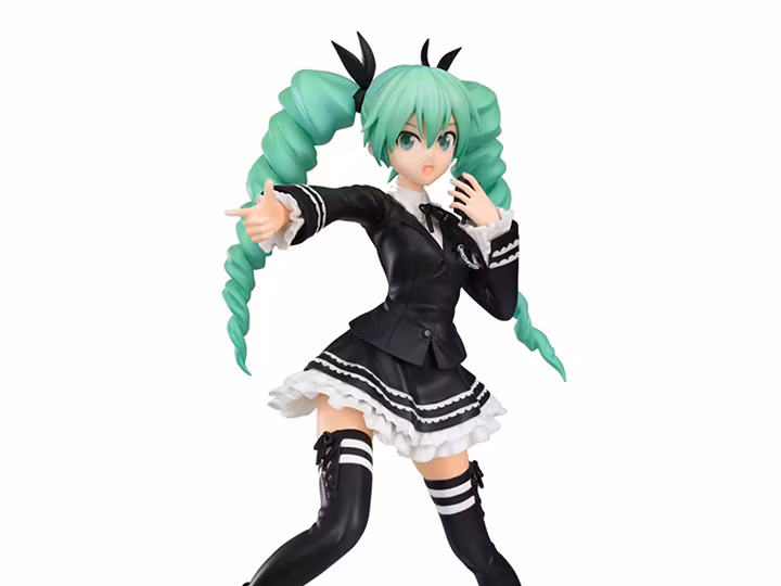 Hatsune Miku Project DIVA Arcade Future Tone Hatsune Miku (Dark Angel Ver.) Super Premium Figure (Rerelease)