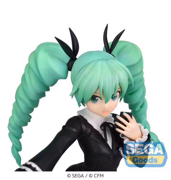 Hatsune Miku Project DIVA Arcade Future Tone Hatsune Miku (Dark Angel Ver.) Super Premium Figure (Rerelease)
