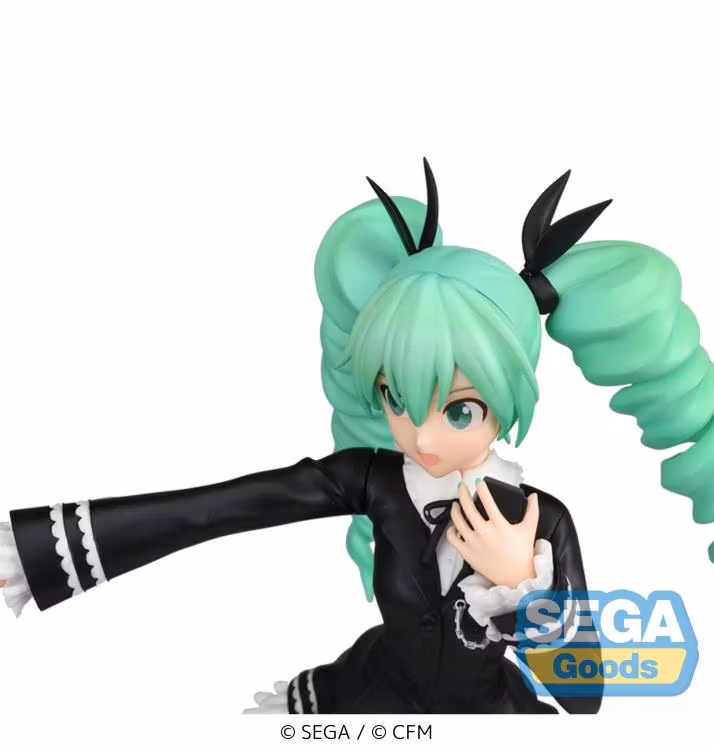 Hatsune Miku Project DIVA Arcade Future Tone Hatsune Miku (Dark Angel Ver.) Super Premium Figure (Rerelease)
