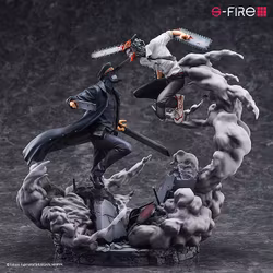Chainsaw Man S-Fire Super Situation Figure Chainsaw Man vs. Samurai Sword