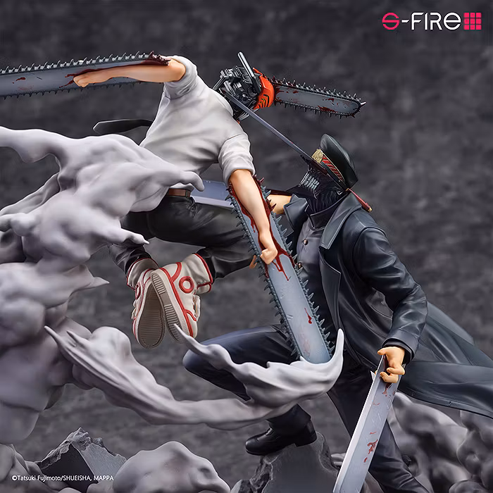 Chainsaw Man S-Fire Super Situation Figure Chainsaw Man vs. Samurai Sword