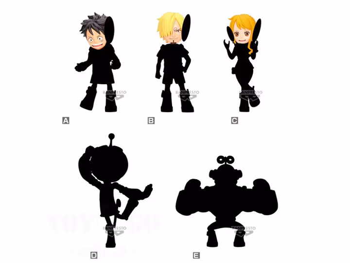 One Piece WCF Egg Head Vol. 1 Set of 5 Figures