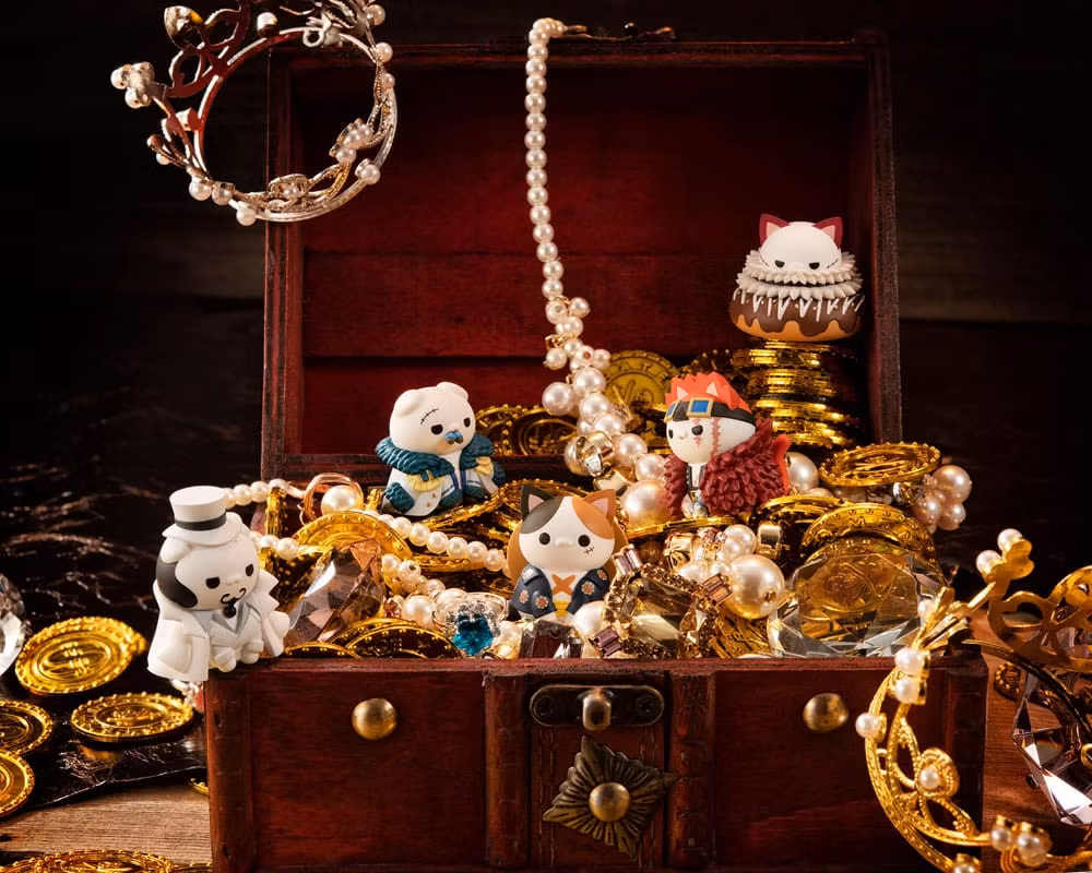 One Piece Mega Cat Project Nyan Piece Nyan! (Luffy with Rivals Ver.) Set of 8 Figures