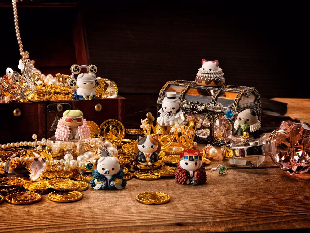 One Piece Mega Cat Project Nyan Piece Nyan! (Luffy with Rivals Ver.) Set of 8 Figures