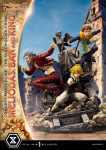 The Seven Deadly Sins Concept Masterline Meliodas, Ban, and King 1/6 Scale Statue