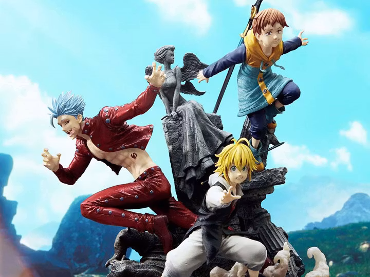 The Seven Deadly Sins Concept Masterline Meliodas, Ban, and King (Deluxe Ver.) 1/6 Scale Statue