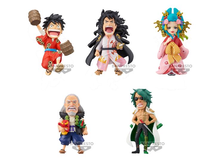 One Piece WCF Wano Country Kanketsuhen Vol.1 Set of 5 Figures