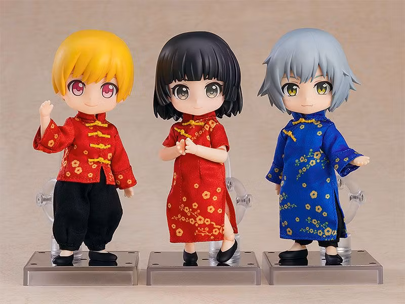 Nendoroid Doll Figures Outfit Set: Long Length Chinese Outfit (Blue)