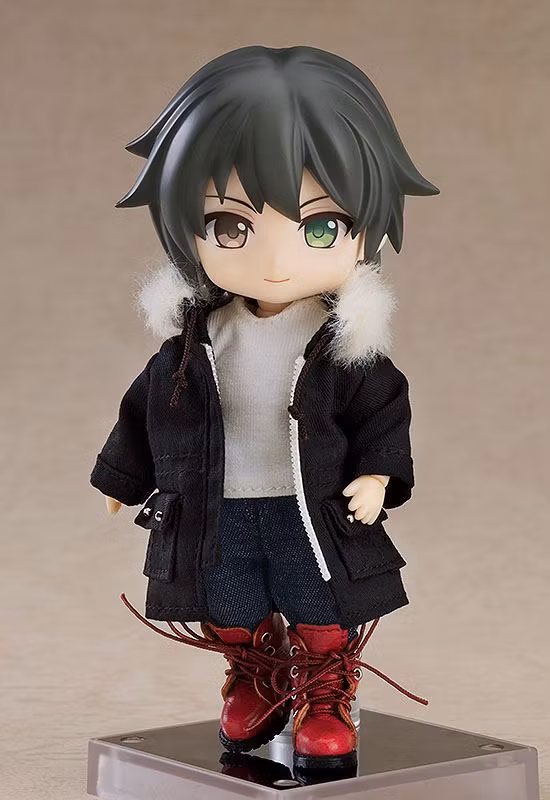 Nendoroid Doll Figures Outfit Set: Boots & Mod Coat (Black)