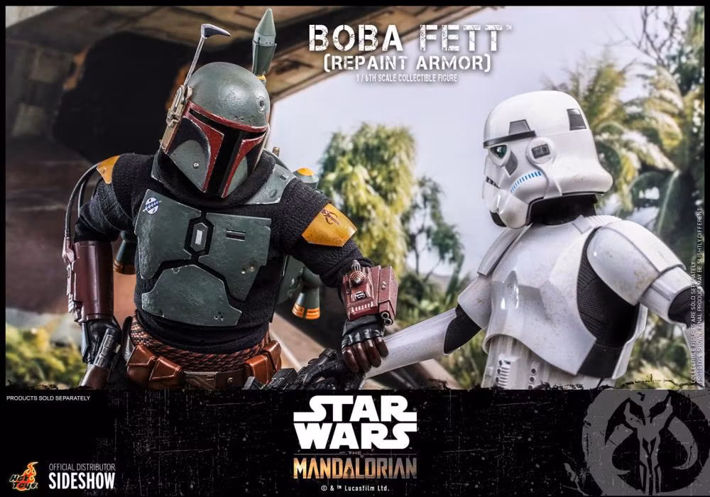 Star Wars The Mandalorian TMS055 Boba Fett (Repaint Armor) 1/6th Scale Collectible Figure