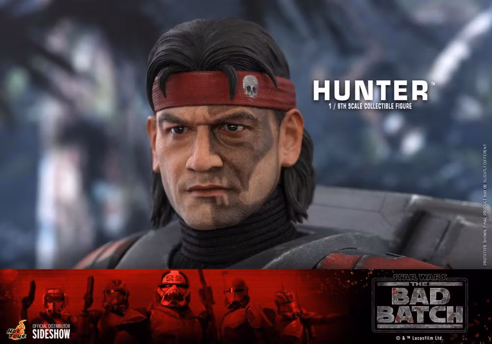 Star Wars: The Bad Batch TMS050 Hunter 1/6th Scale Collectible Figure