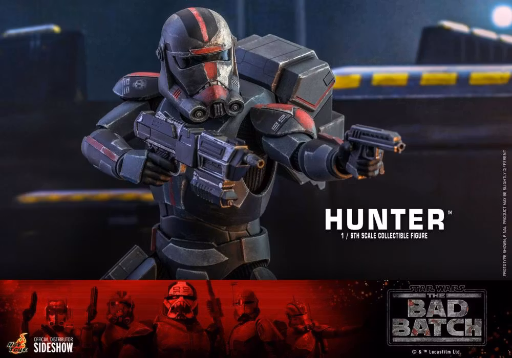 Star Wars: The Bad Batch TMS050 Hunter 1/6th Scale Collectible Figure