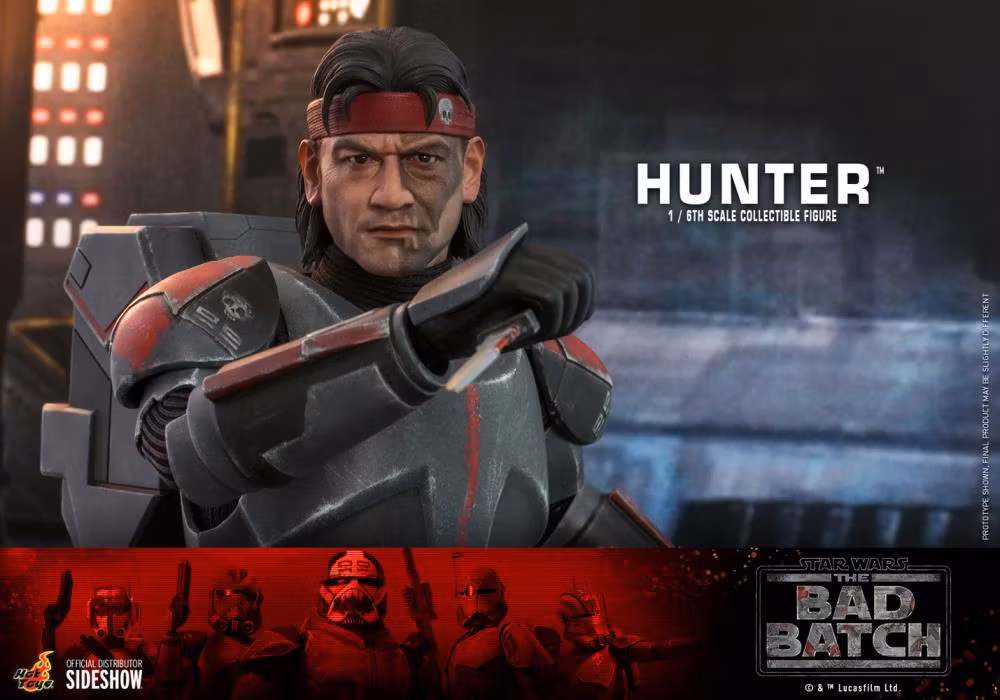 Star Wars: The Bad Batch TMS050 Hunter 1/6th Scale Collectible Figure