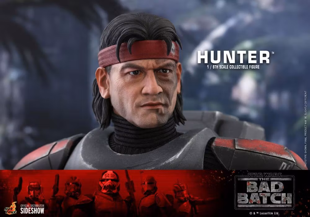 Star Wars: The Bad Batch TMS050 Hunter 1/6th Scale Collectible Figure
