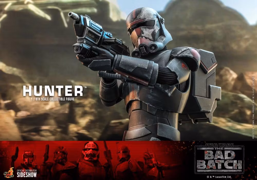 Star Wars: The Bad Batch TMS050 Hunter 1/6th Scale Collectible Figure