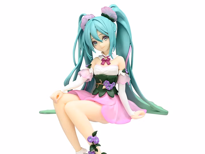 Vocaloid Hatsune Miku (Flower Fairy Morning Glory Pink Color Ver.) Noodle Stopper Figure